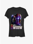 Marvel What If?? Post Apocalyptic Black Widow & The Watcher Girls T-Shirt, BLACK, hi-res