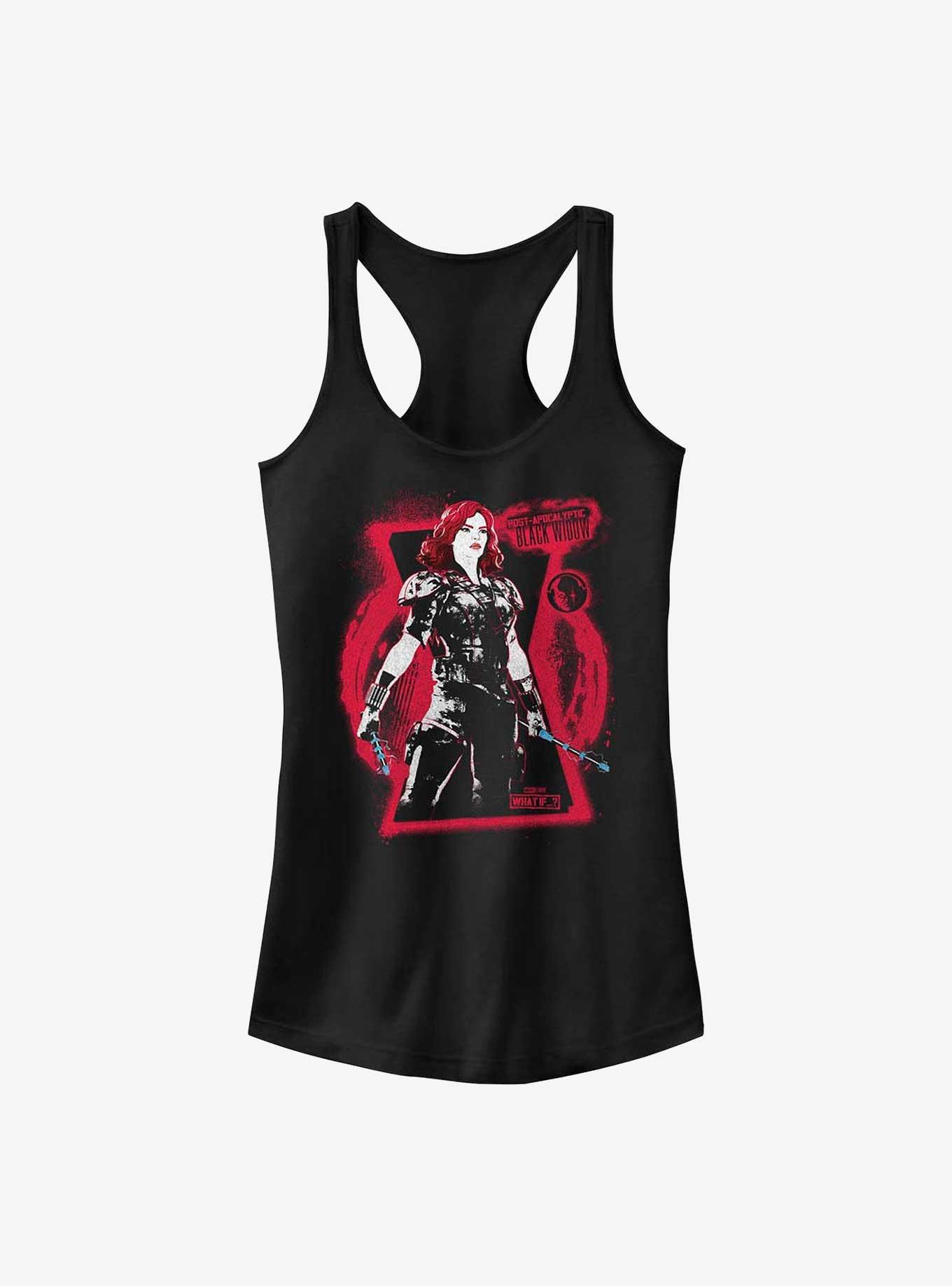 Marvel What If?? Black Widow Post Apocalypse Ready Girls Tank, BLACK, hi-res