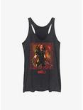 Marvel What If?? Post Apocalyptic Black Widow Girls Tank, BLK HTR, hi-res
