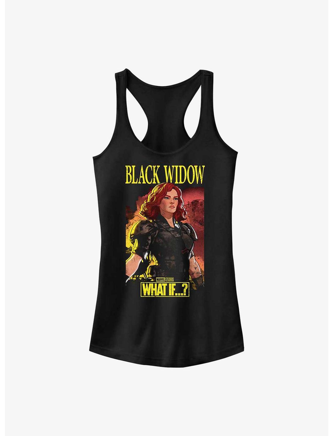 Marvel What If?? Black Widow Apocalyptic Suit Girls Tank, BLACK, hi-res