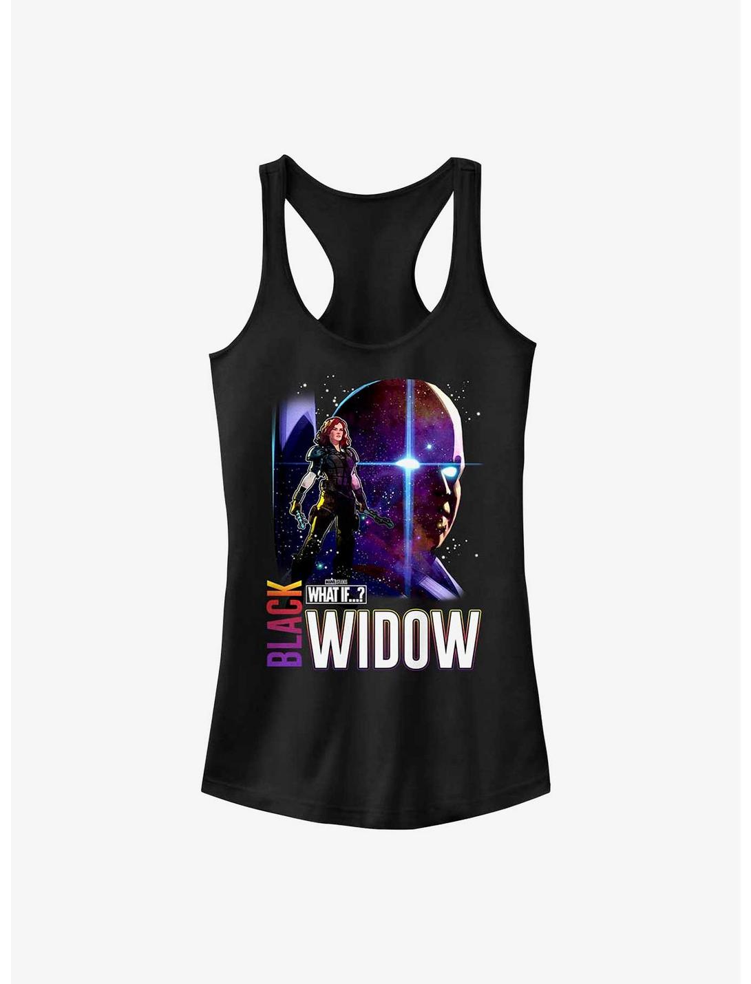 Marvel What If?? Post Apocalyptic Black Widow & The Watcher Girls Tank, BLACK, hi-res