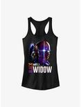 Marvel What If?? Post Apocalyptic Black Widow & The Watcher Girls Tank, BLACK, hi-res
