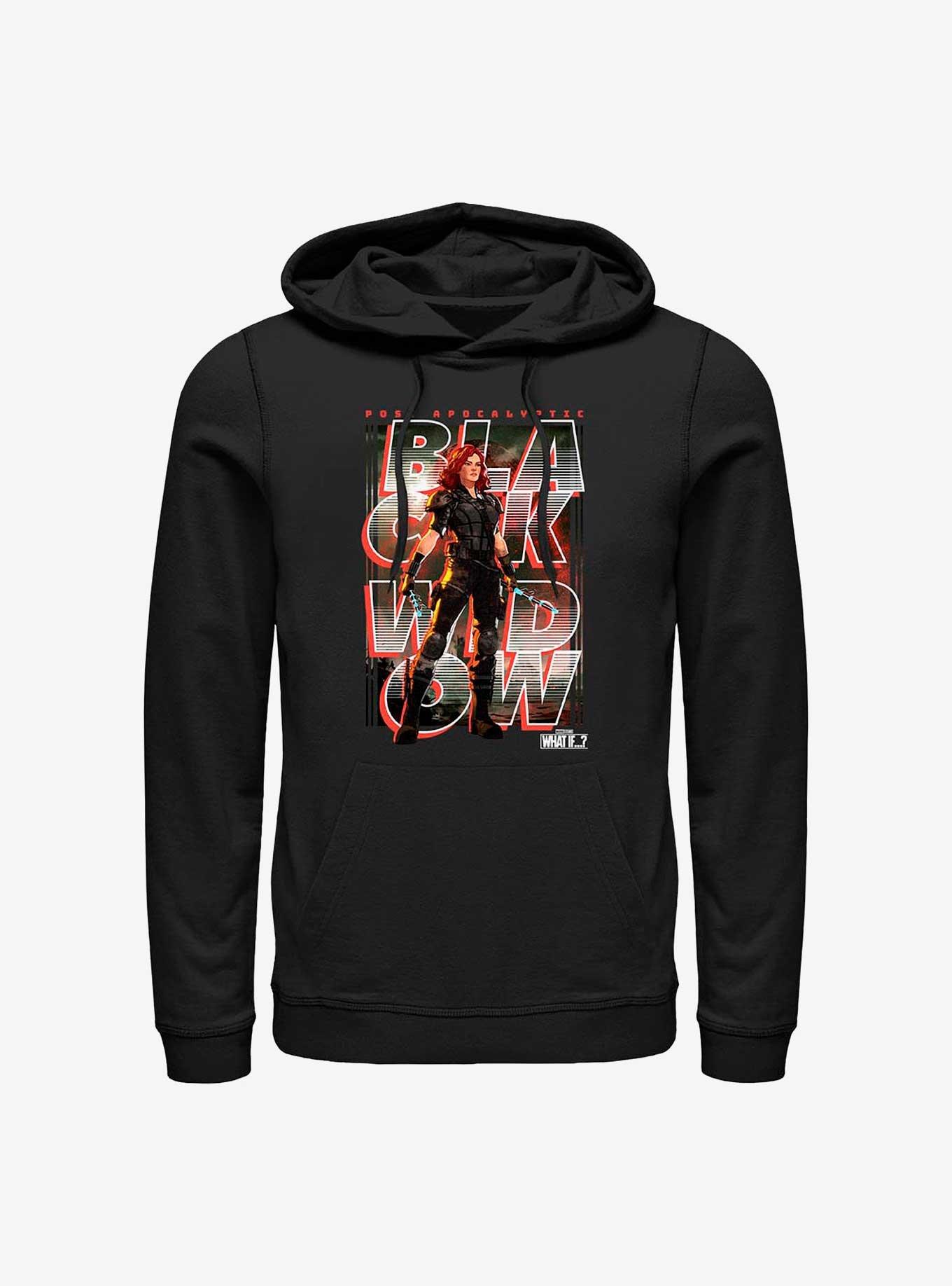 Marvel What If?? Black Widow Post Apocalyptic Key Art Hoodie, BLACK, hi-res