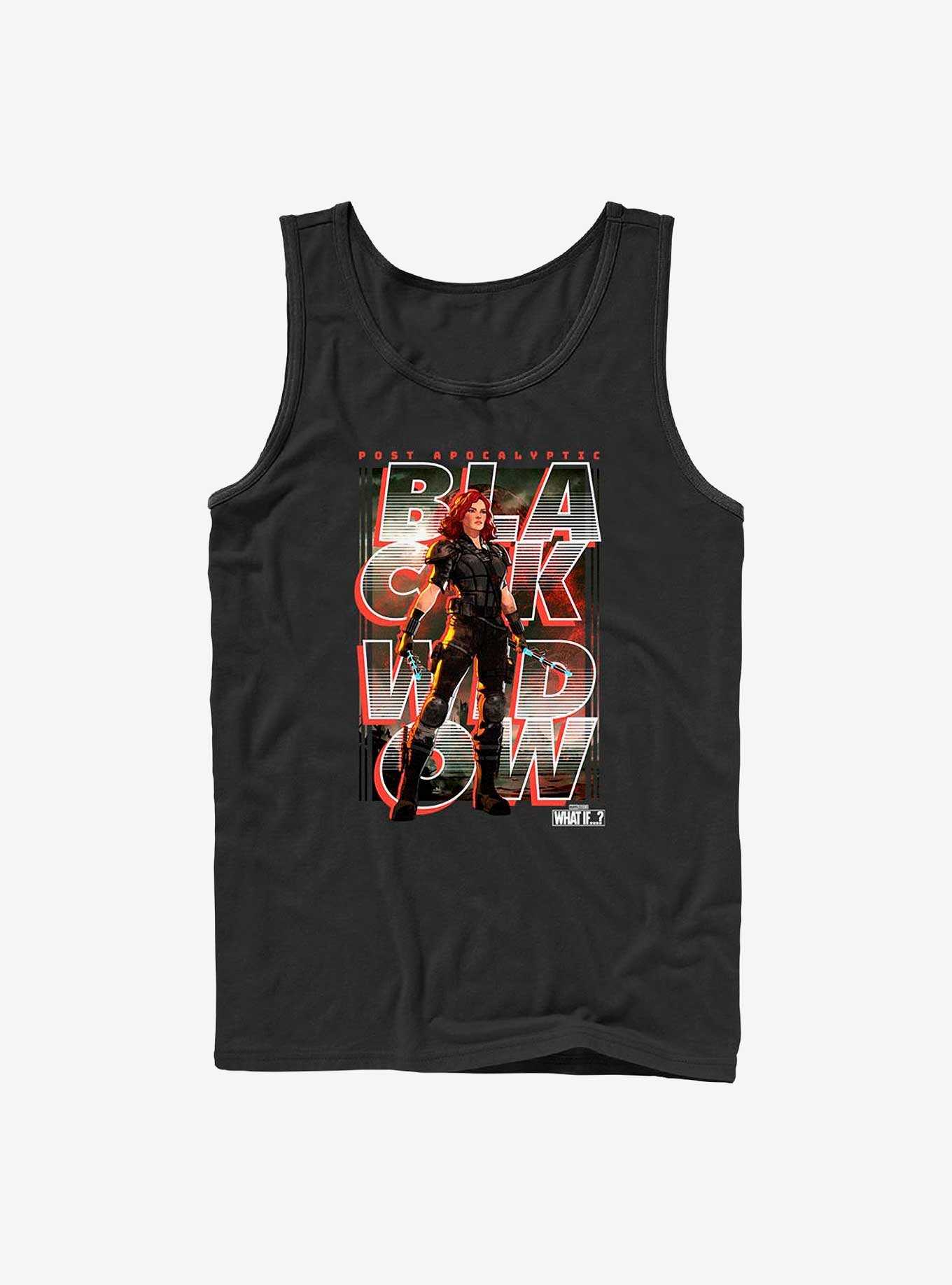 Hot Topic Marvel What If? Supreme Text Stack Tank Top