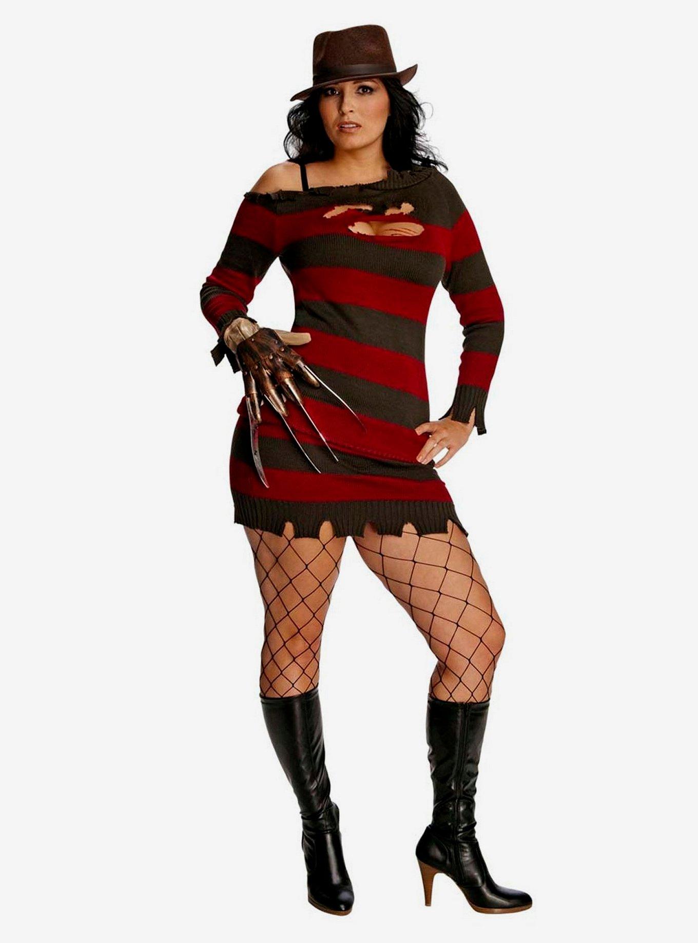 Plus size 2025 freddy krueger dress