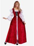 Medieval Lace Up Over Gown Costume Plus Size, , hi-res