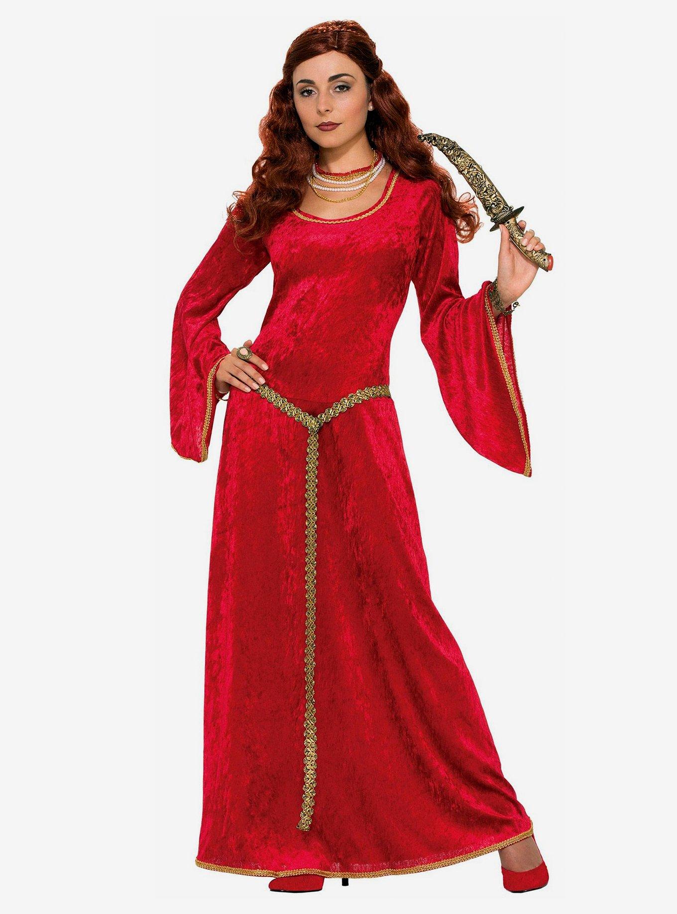 Ruby Sorceress Renaissance Costume, , hi-res