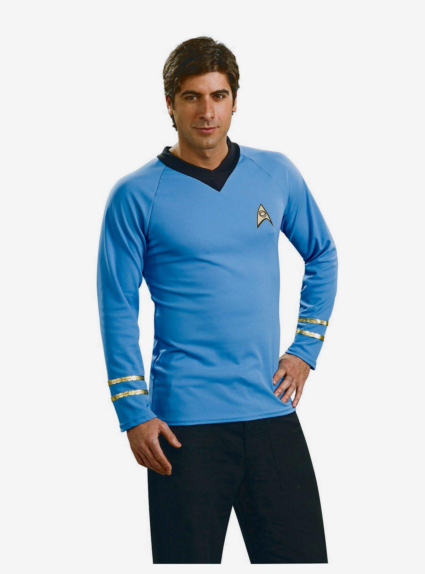 Star Trek Classic Blue Shirt Deluxe Costume, , hi-res