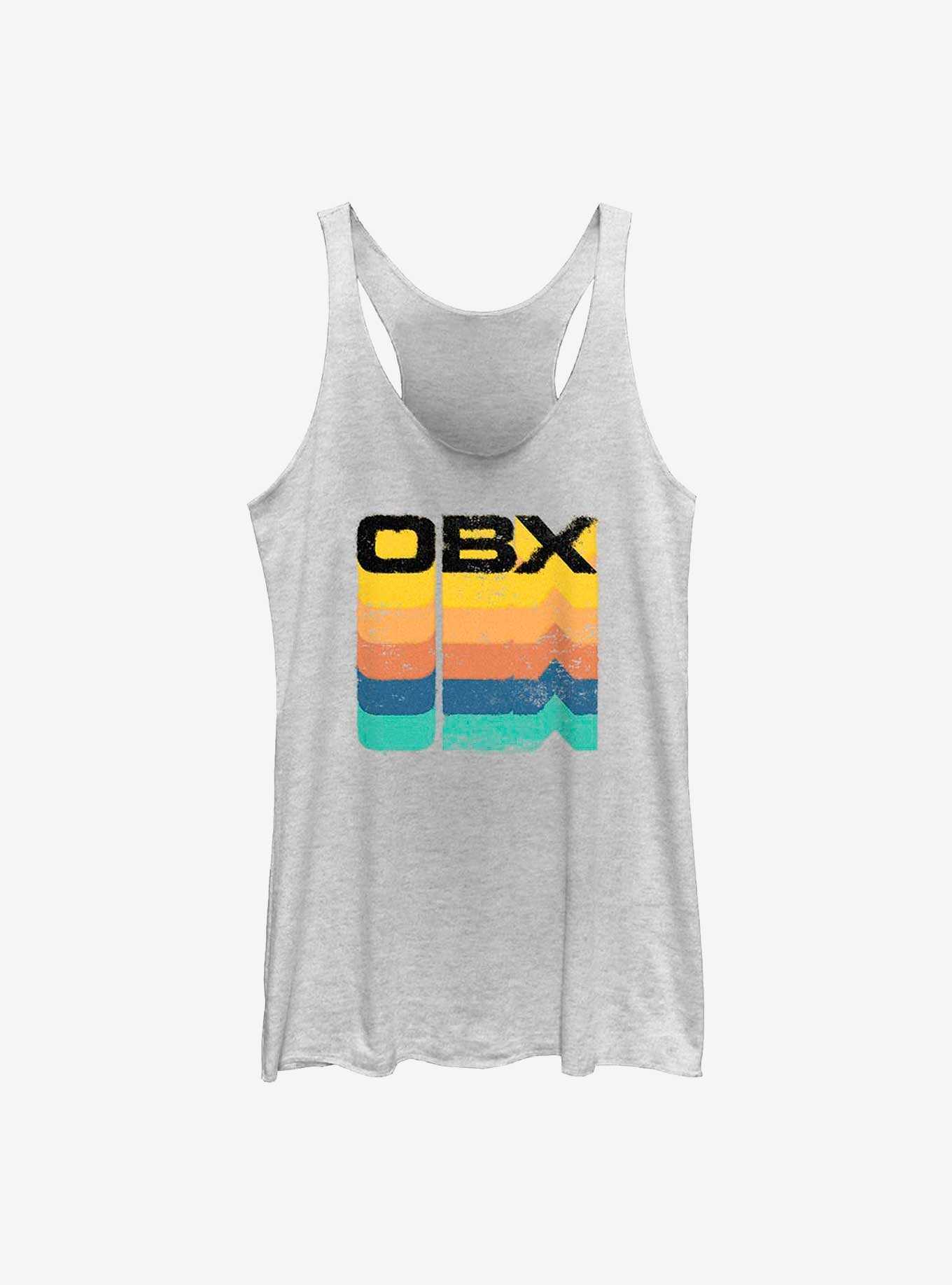 Outer Banks OBX Rainbow Stack Girls Tank, , hi-res