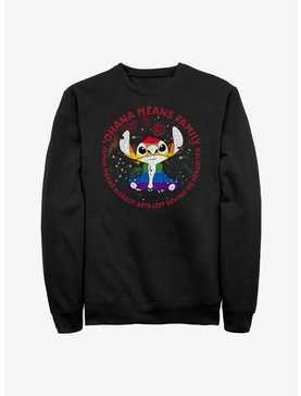 Disney Lilo And Stitch Ohana Means Family Rainbow Pride Sweatshirt, , hi-res