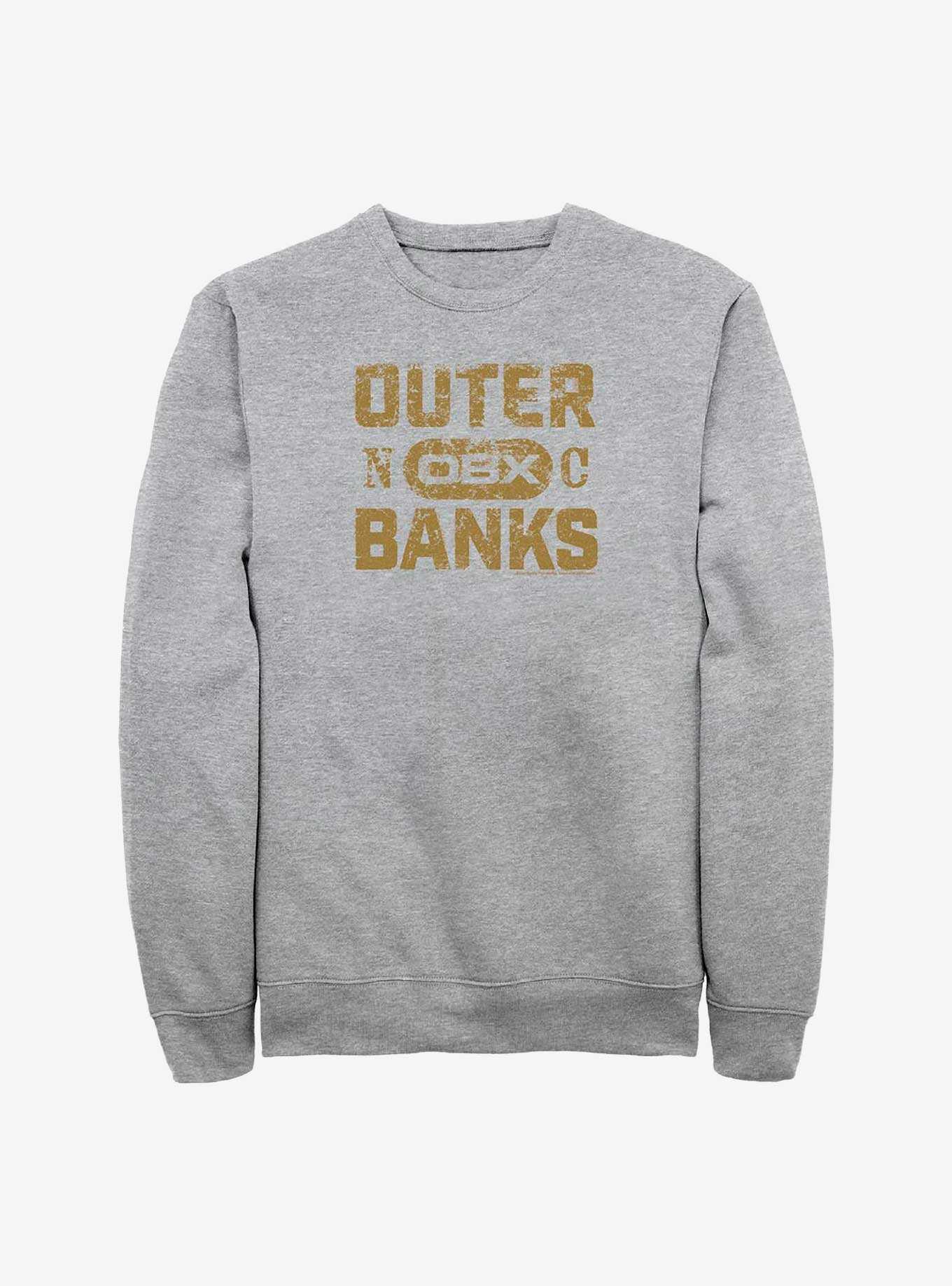 Outer Banks Distressed Type Sweatshirt, , hi-res