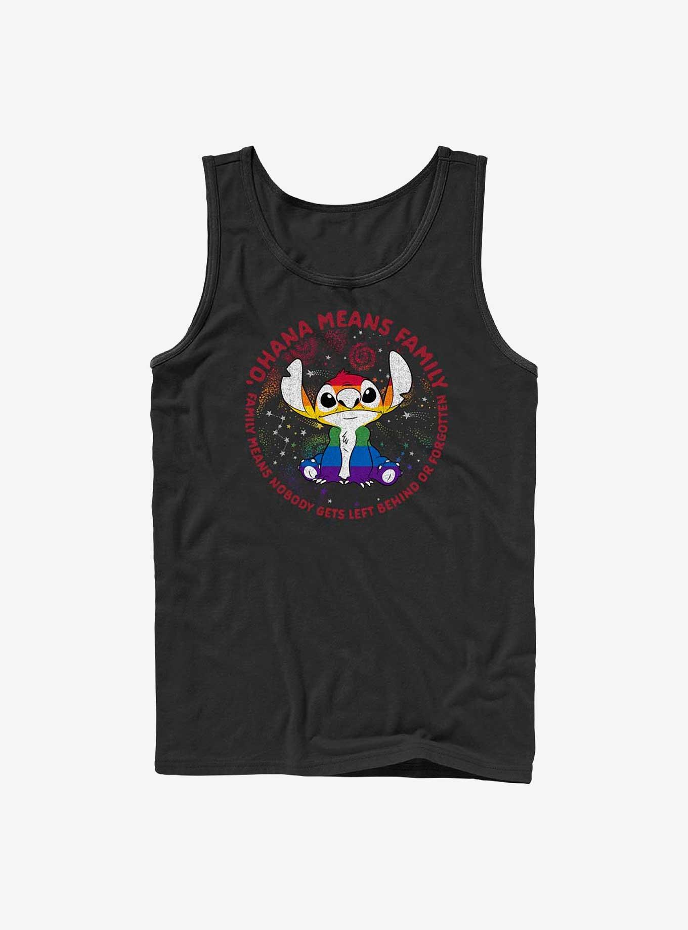 Disney Lilo And Stitch Ohana Means Family Rainbow Pride Tank Top, , hi-res