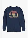 Outer Banks Paradise On Earth Sweatshirt, NAVY, hi-res