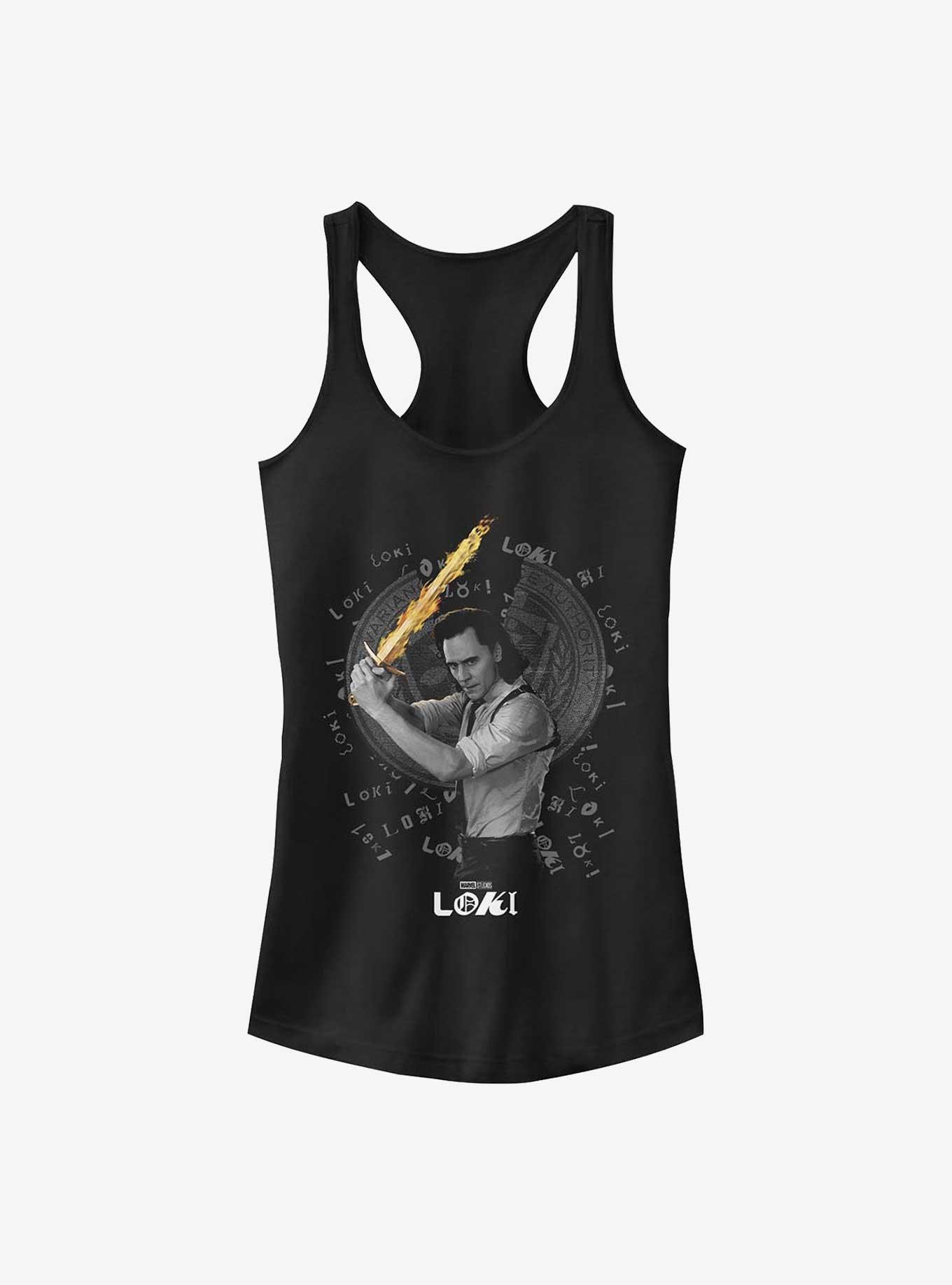 Marvel Loki Laevateinn Sword Girls Tank, BLACK, hi-res