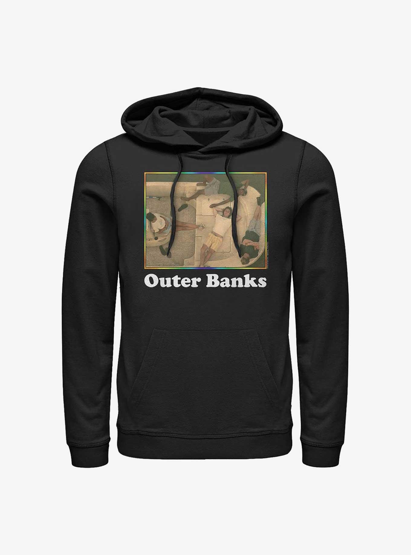 Outer Banks Classic Group Shot Hoodie, BLACK, hi-res