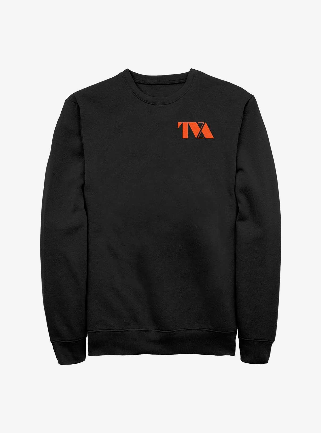 Marvel Loki TVA Side Chest Logo Sweatshirt, BLACK, hi-res