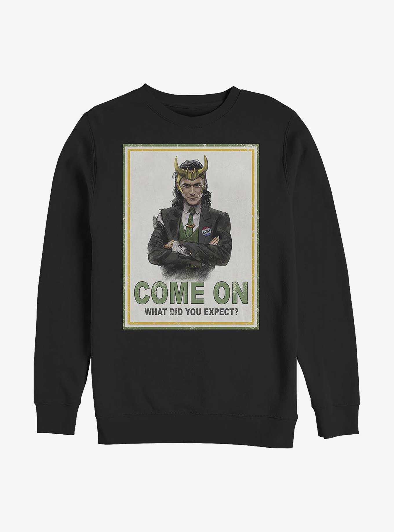 Marvel Loki President Loki Poster Sweatshirt, , hi-res