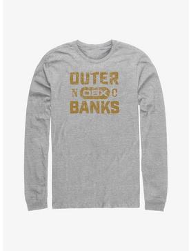 Outer Banks Distressed Type Long-Sleeve T-Shirt, , hi-res