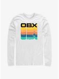 Outer Banks OBX Rainbow Stack Long-Sleeve T-Shirt, WHITE, hi-res