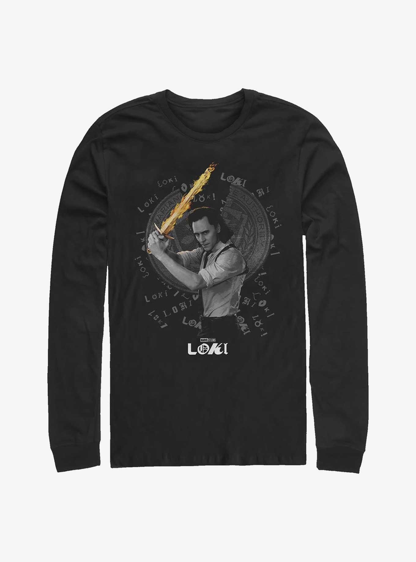 Marvel Loki Laevateinn Sword Long-Sleeve T-Shirt