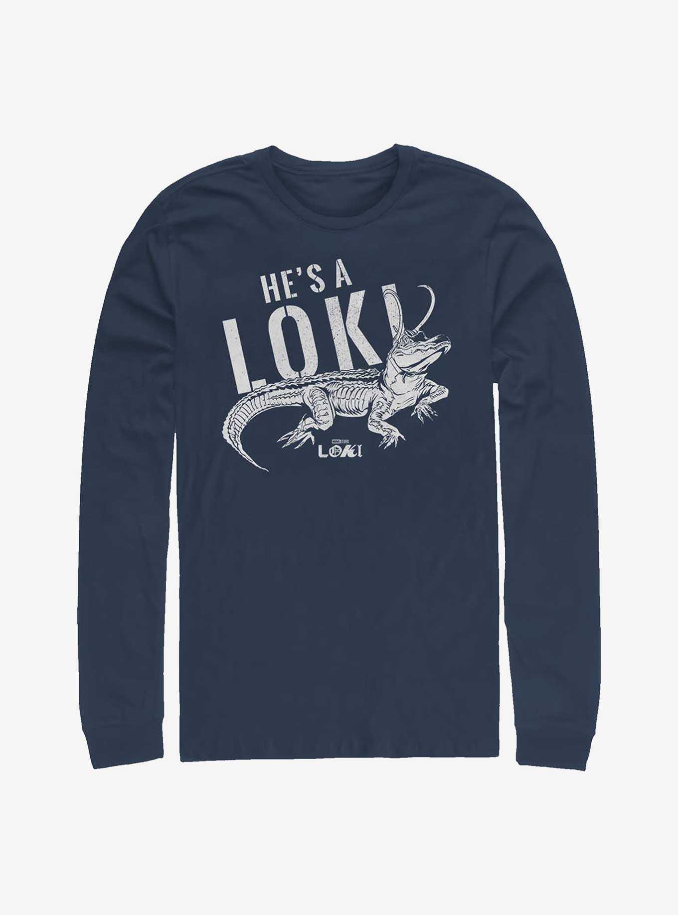 Marvel Loki Alligator Timeline Long-Sleeve T-Shirt, , hi-res