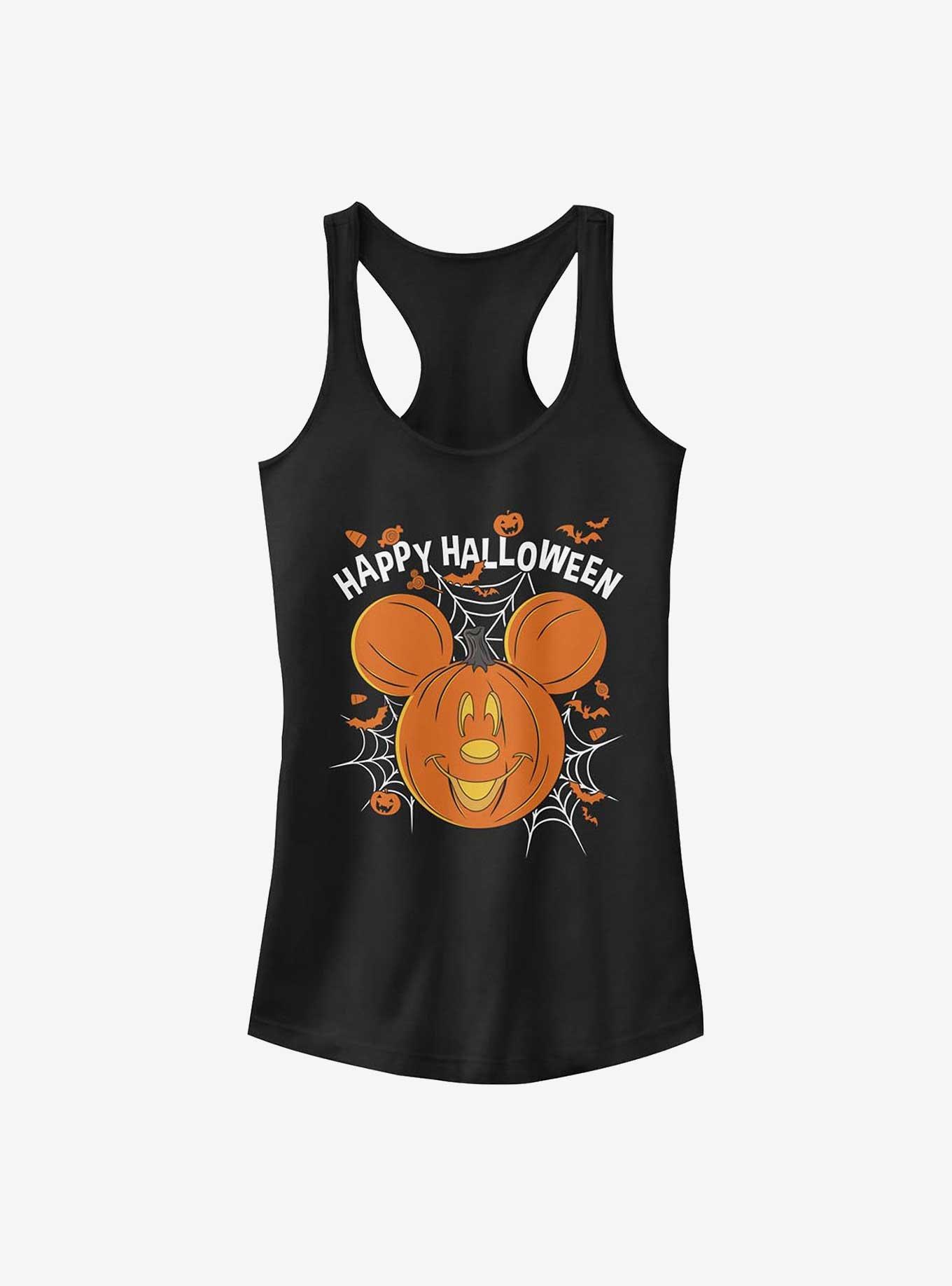 Disney Mickey Mouse Jack O' Lantern Girls Tank, BLACK, hi-res