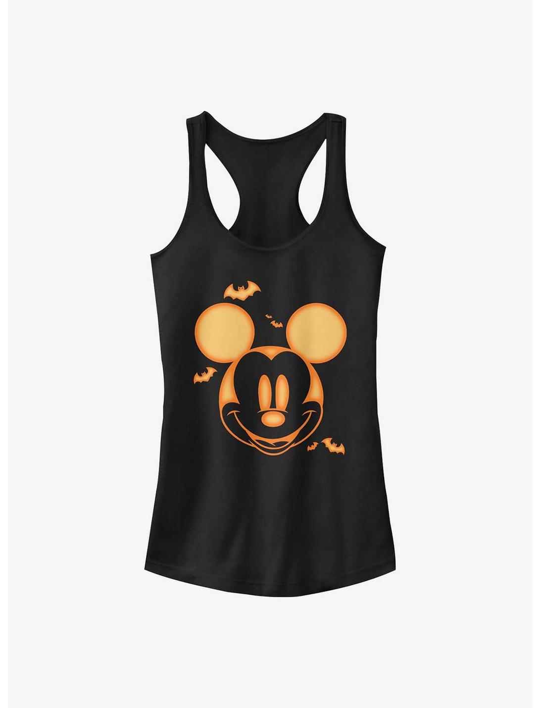 Disney Mickey Mouse Mickey Pumpkin Girls Tank, BLACK, hi-res