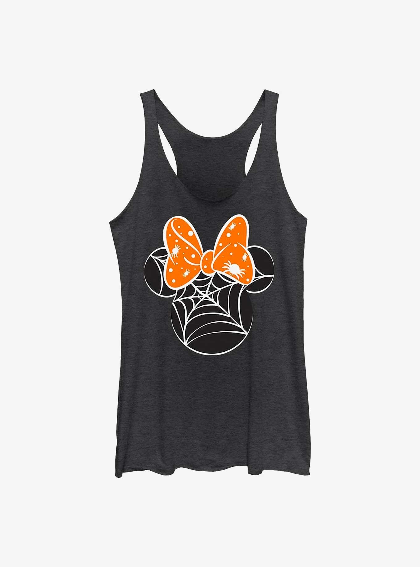 Disney Minnie Mouse Mini Webs Girls Tank, BLK HTR, hi-res