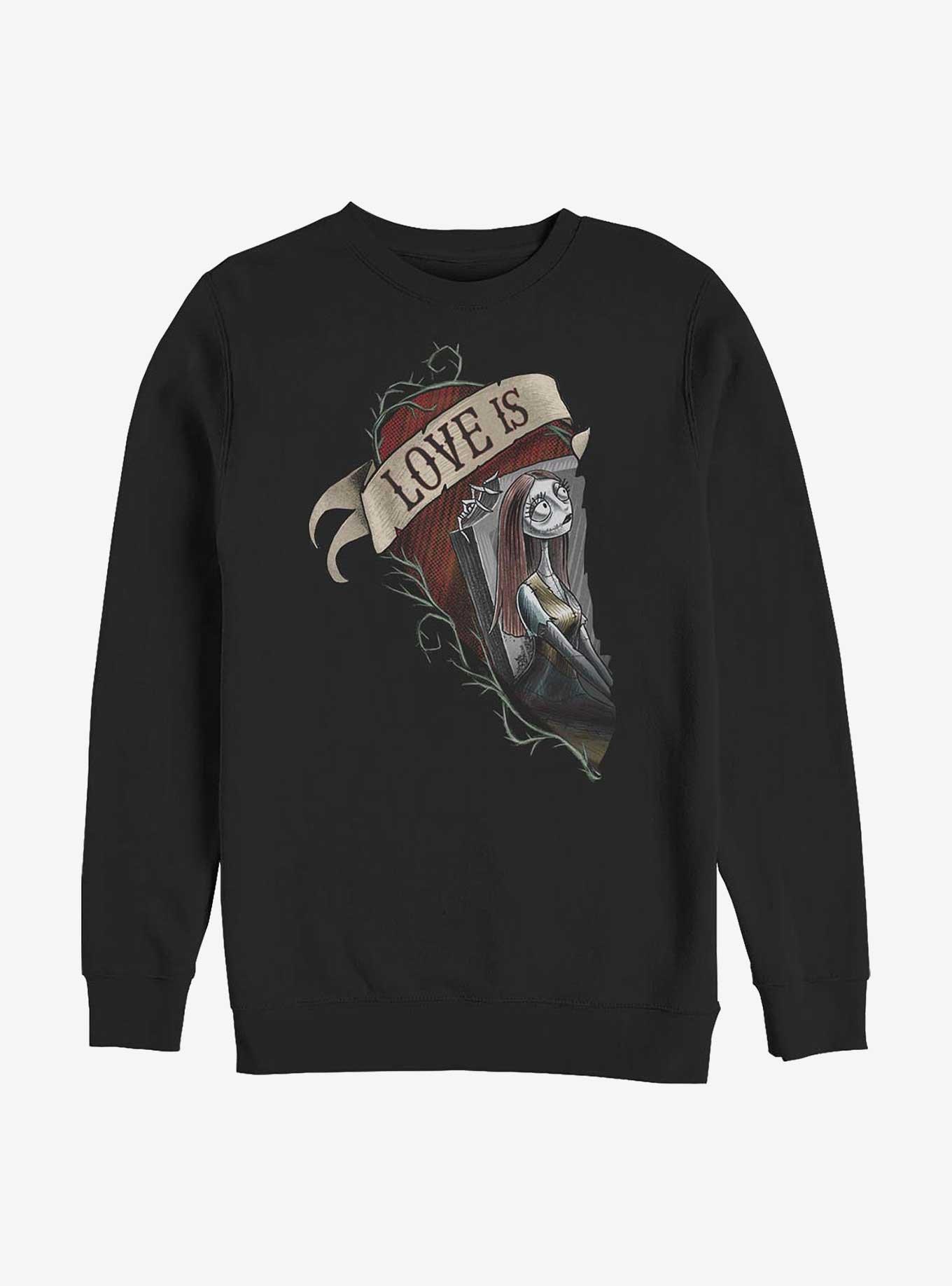 The Nightmare Before Christmas Sally Love Is Sweatshirt, , hi-res