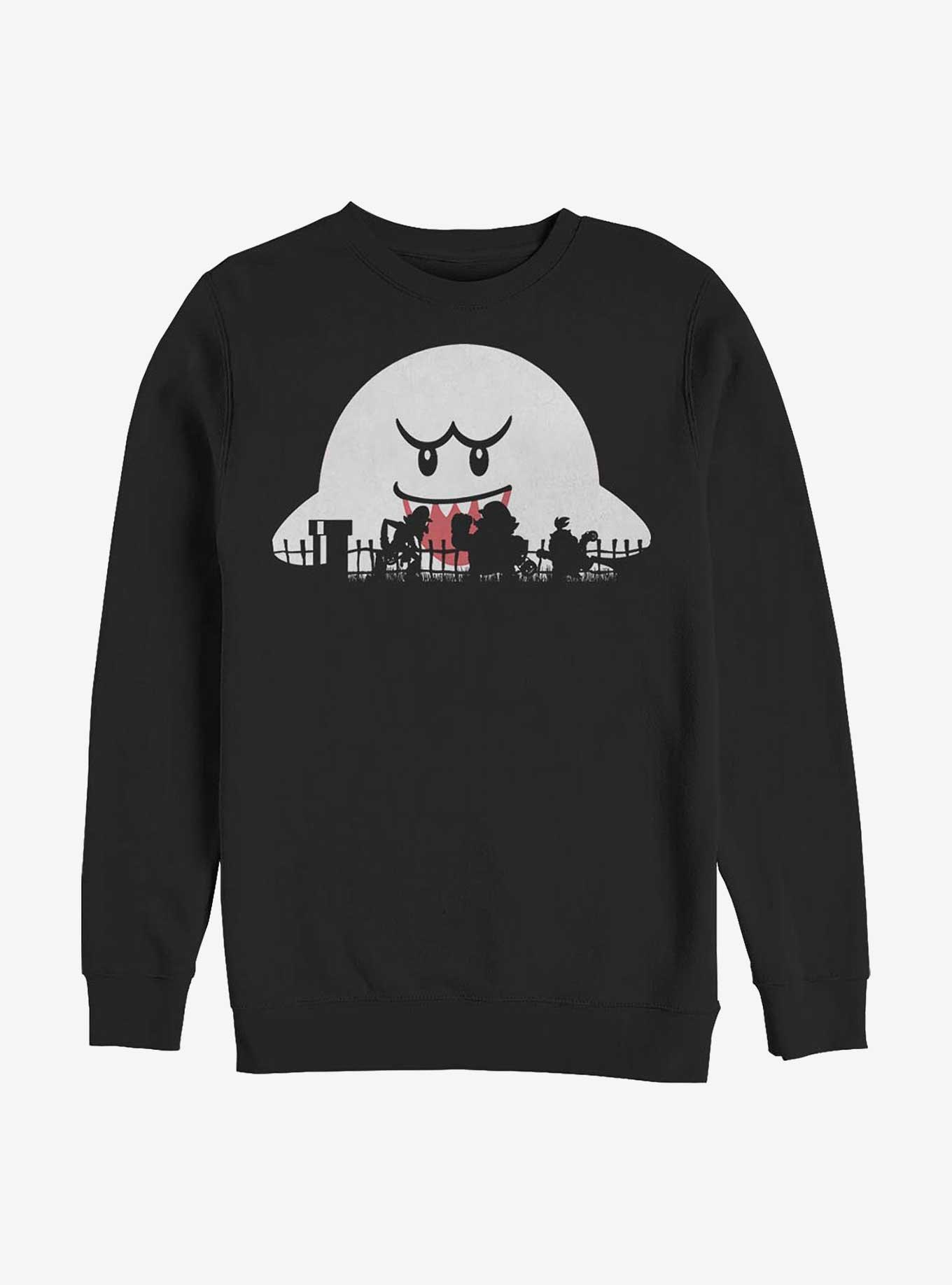 Nintendo Mario Halloween Silhouettes Sweatshirt