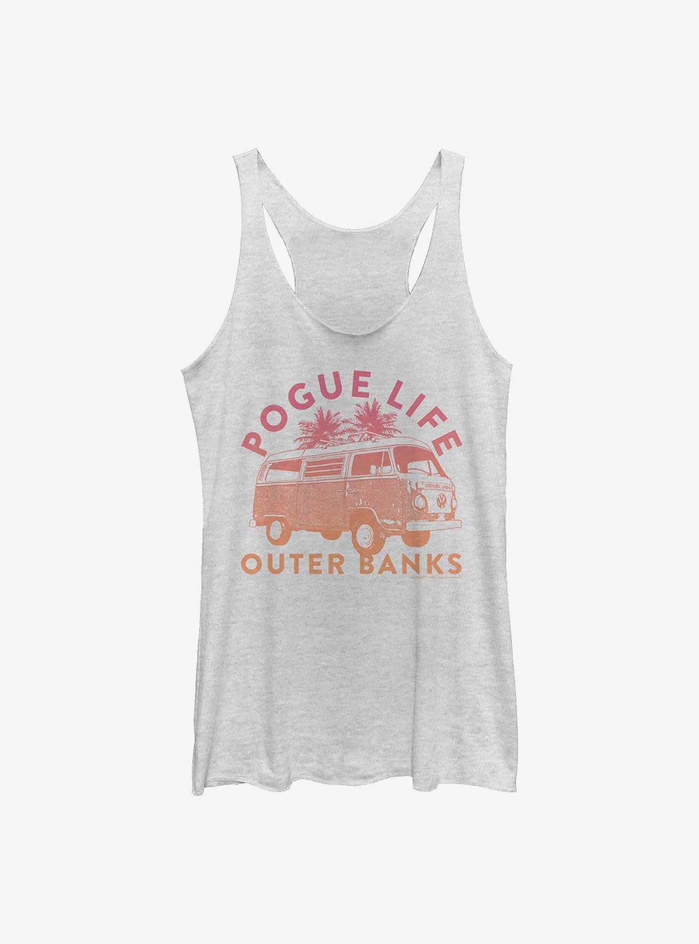 Outer Banks Pogue Life Girls Tank, WHITE HTR, hi-res