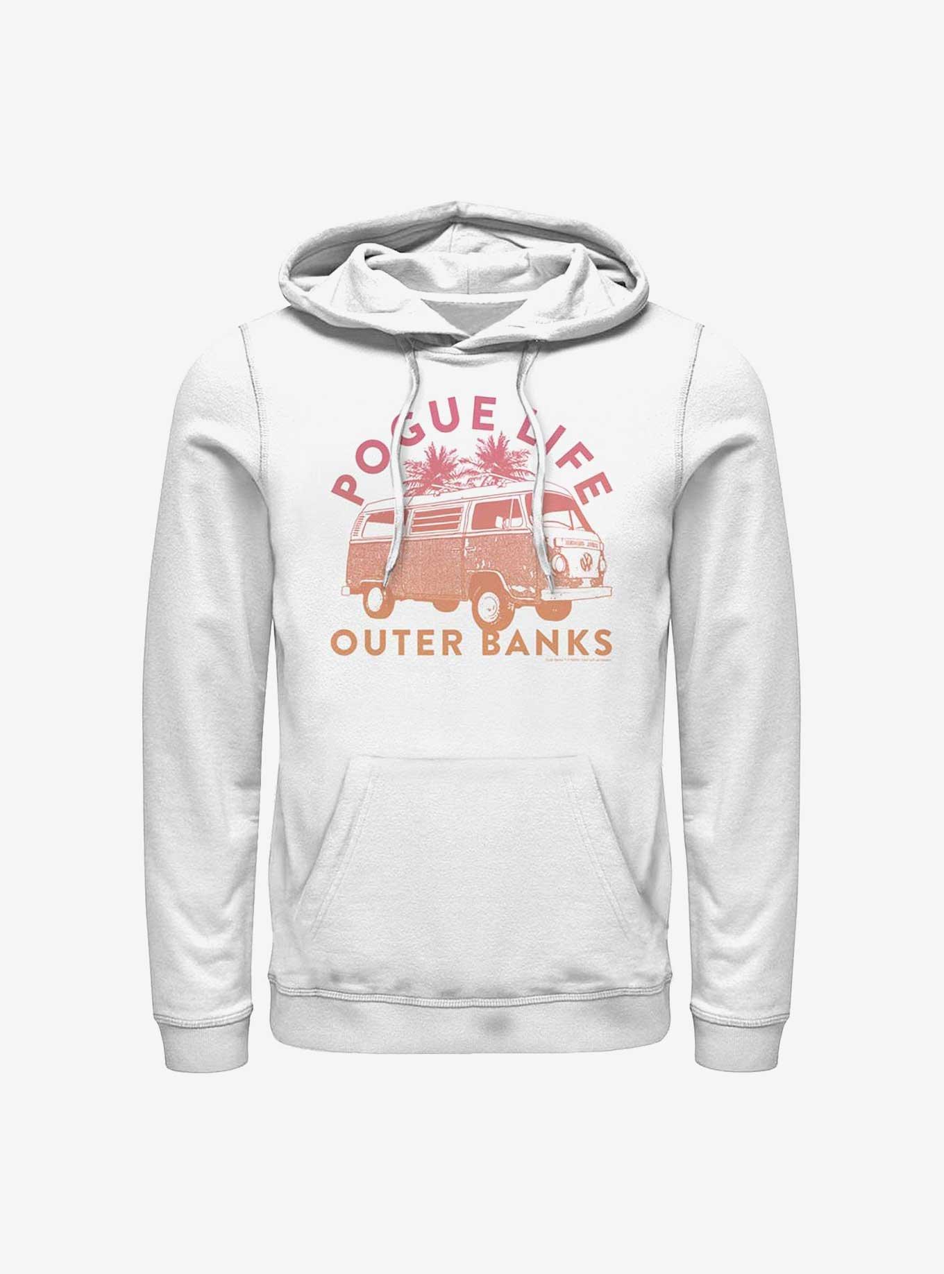 Outer Banks Pogue Life Hoodie WHITE Hot Topic