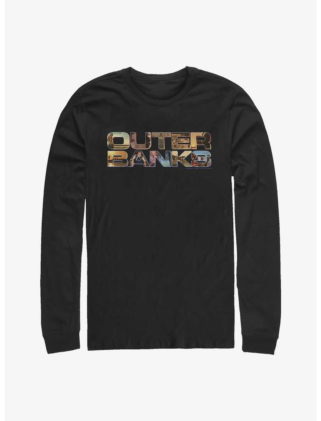 Outer Banks Photo Logo Long-Sleeve T-Shirt, BLACK, hi-res