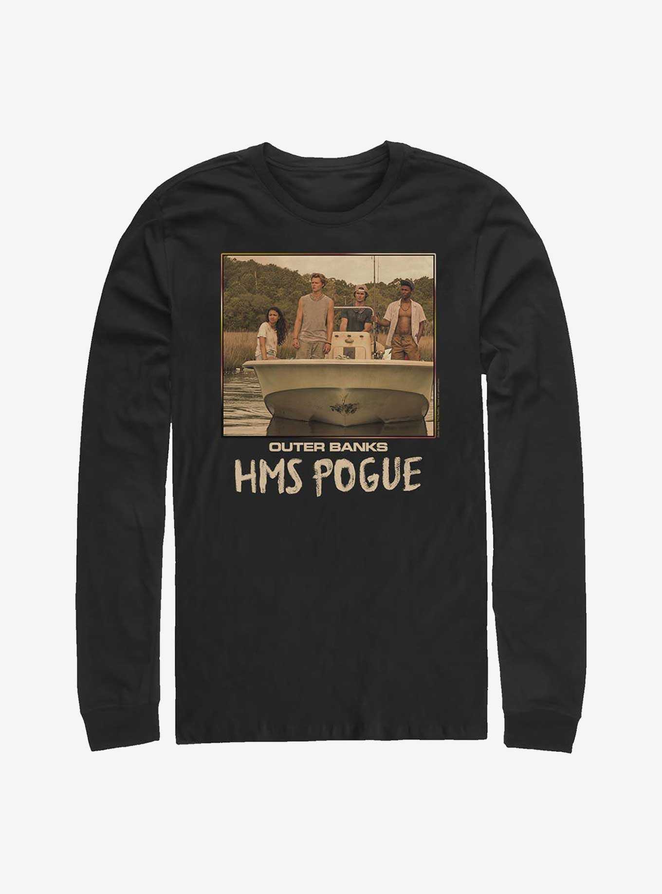 Outer Banks HMS Pogue Square Long-Sleeve T-Shirt, , hi-res