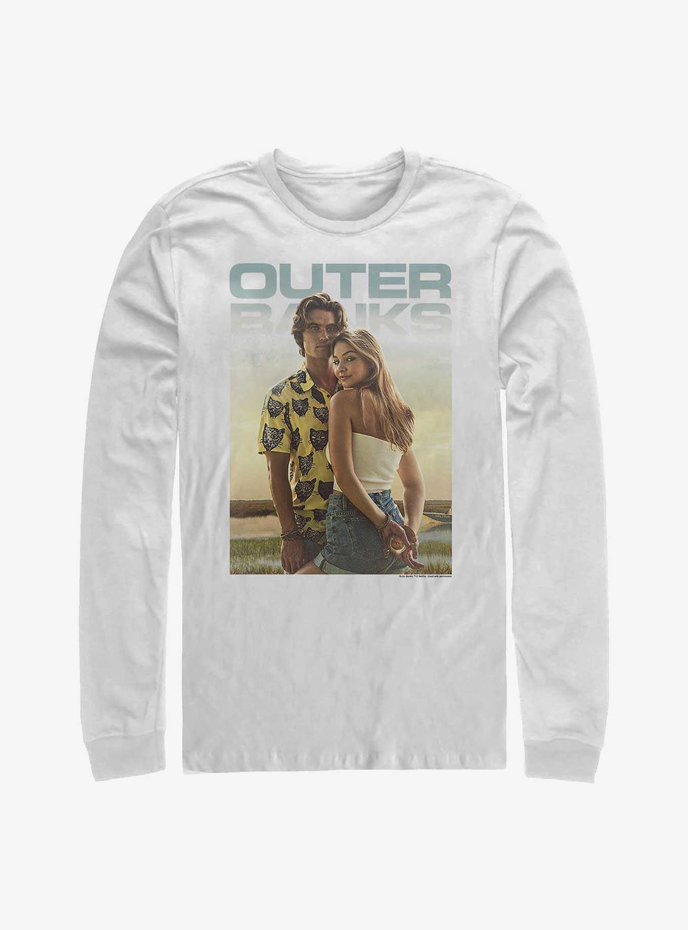 Outer Banks John B & Sarah Poster Long-Sleeve T-Shirt, , hi-res