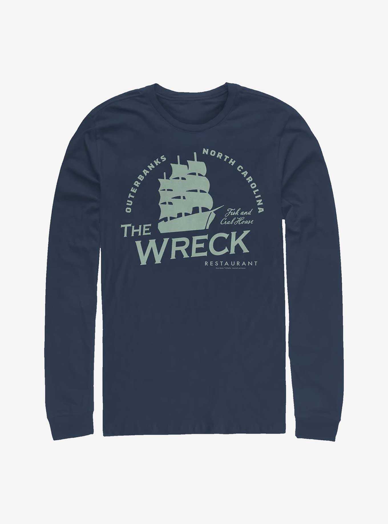 Outer Banks The Wreck Restaurant Long-Sleeve T-Shirt, , hi-res