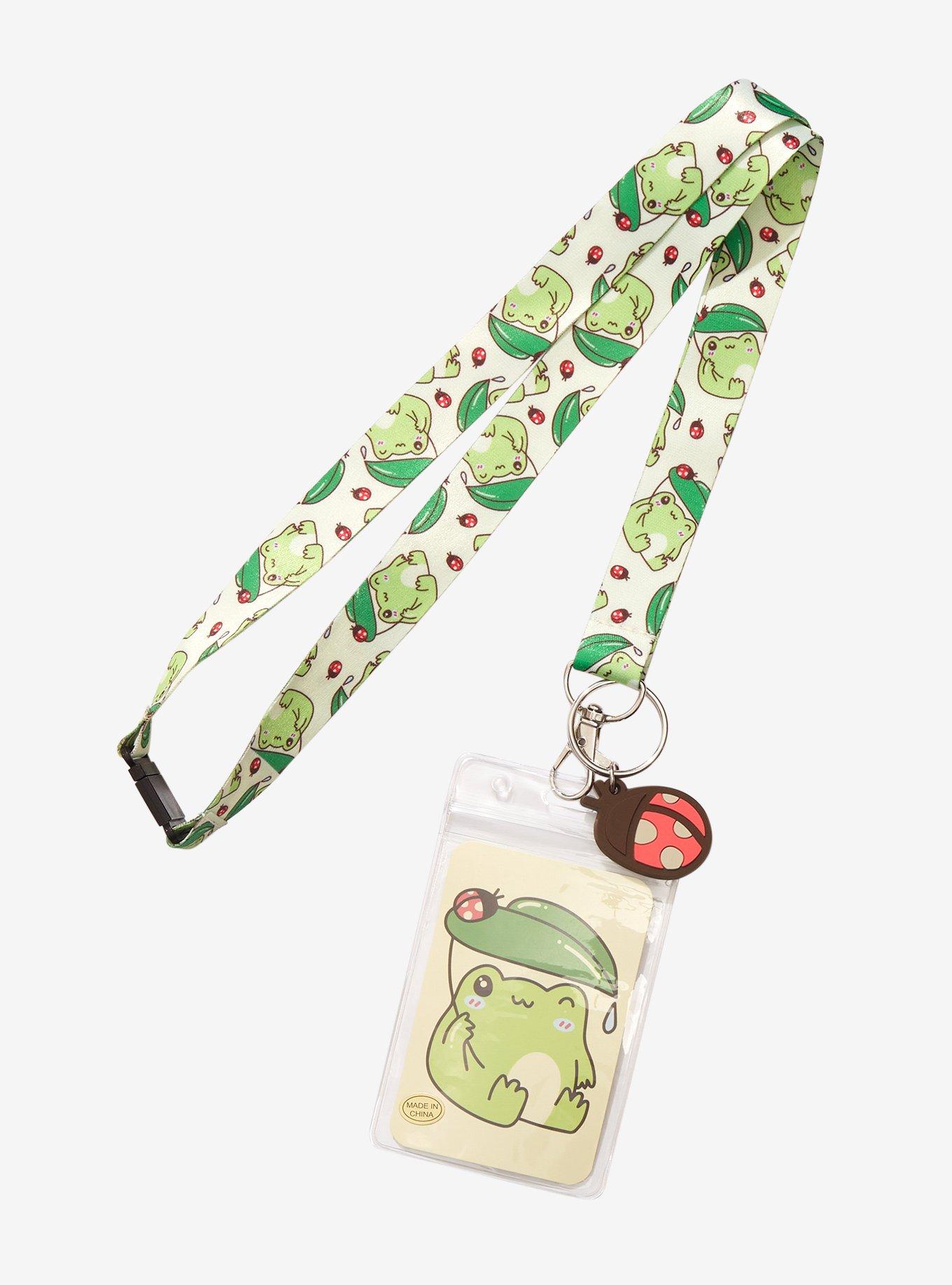 Rainy Day Frog Lanyard, , hi-res