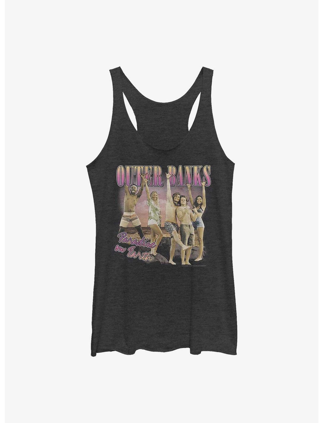 Outer Banks Pogue Squad Girls Tank, BLK HTR, hi-res