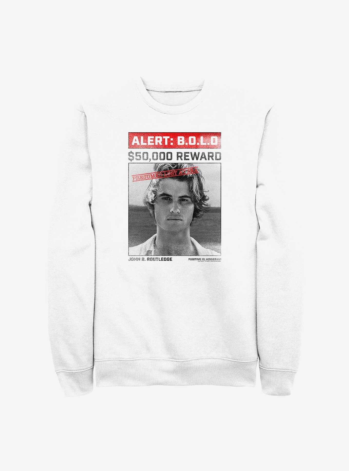 Outer Banks John B Wanted Poster Sweatshirt