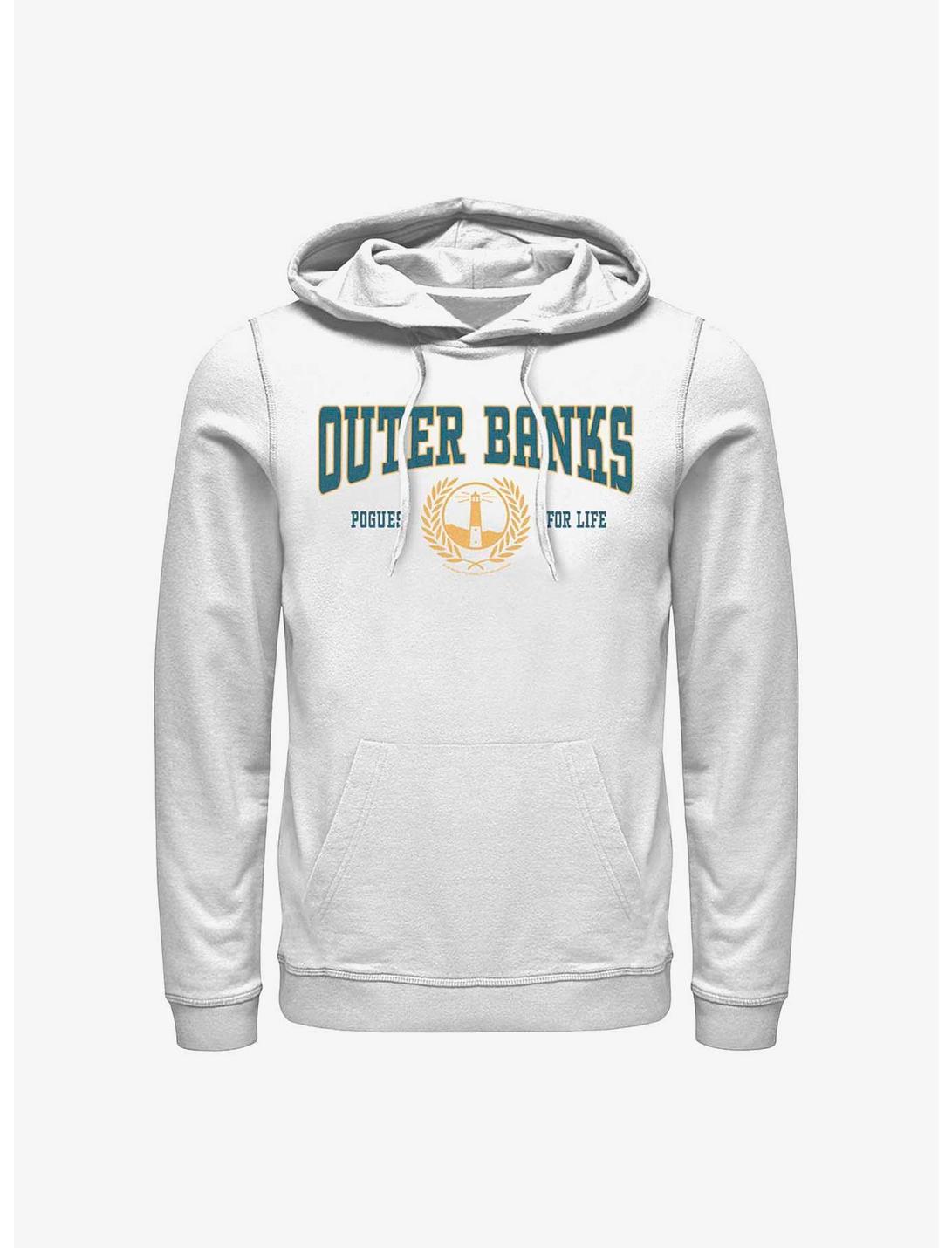 Outer Banks Collegiate Hoodie, WHITE, hi-res