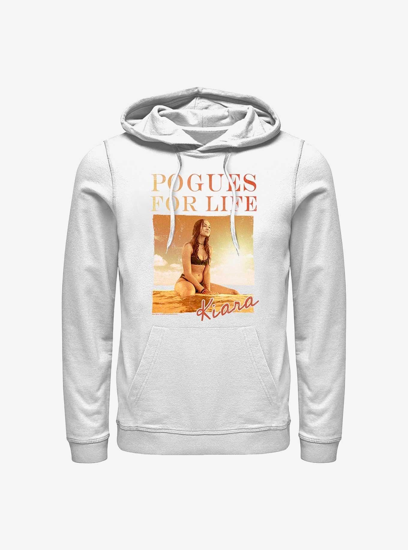 Outer Banks Kiara Pogues For Life Hoodie, WHITE, hi-res