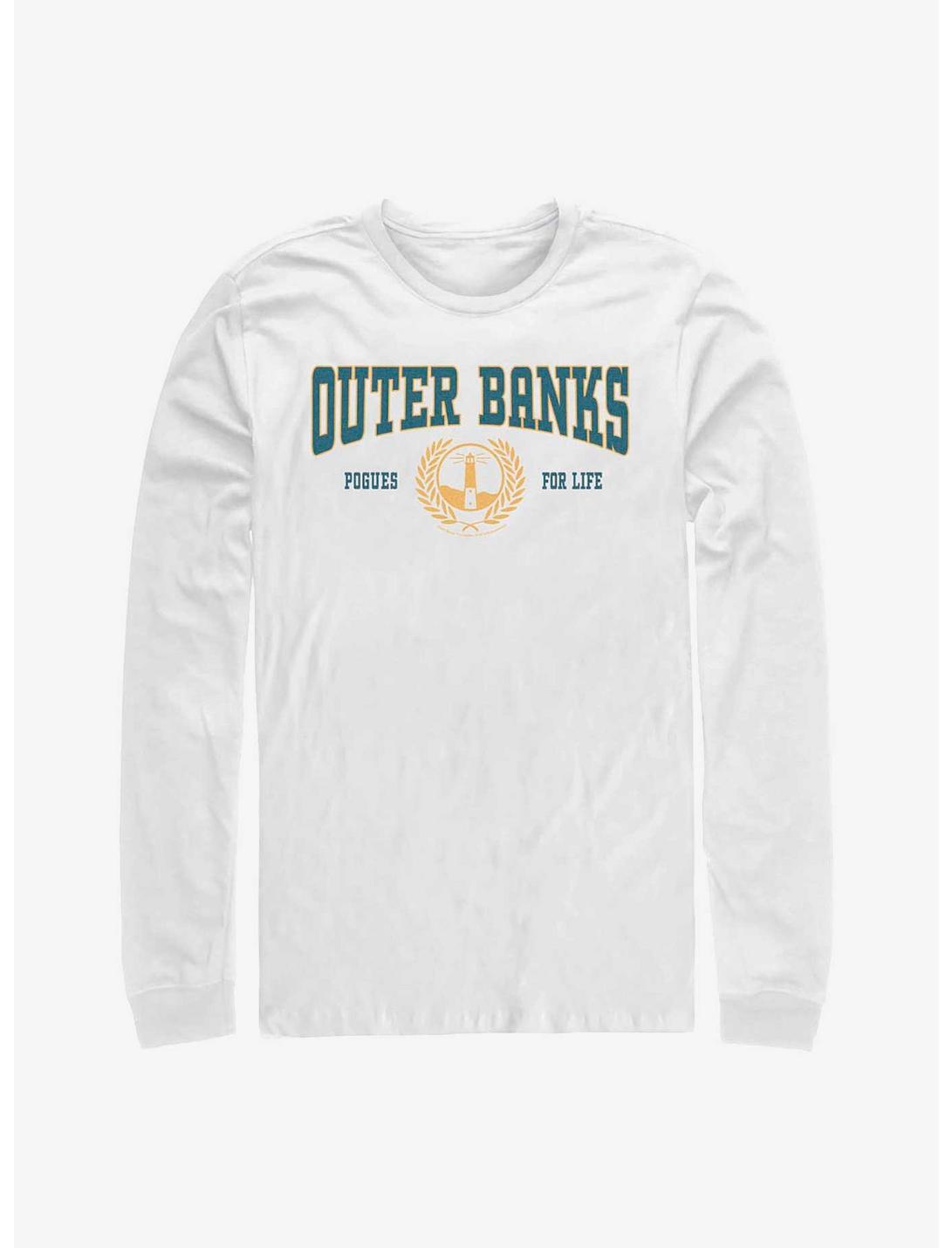 Outer Banks Collegiate Long-Sleeve T-Shirt, WHITE, hi-res