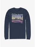 Outer Banks Destination Postcard Long-Sleeve T-Shirt, NAVY, hi-res