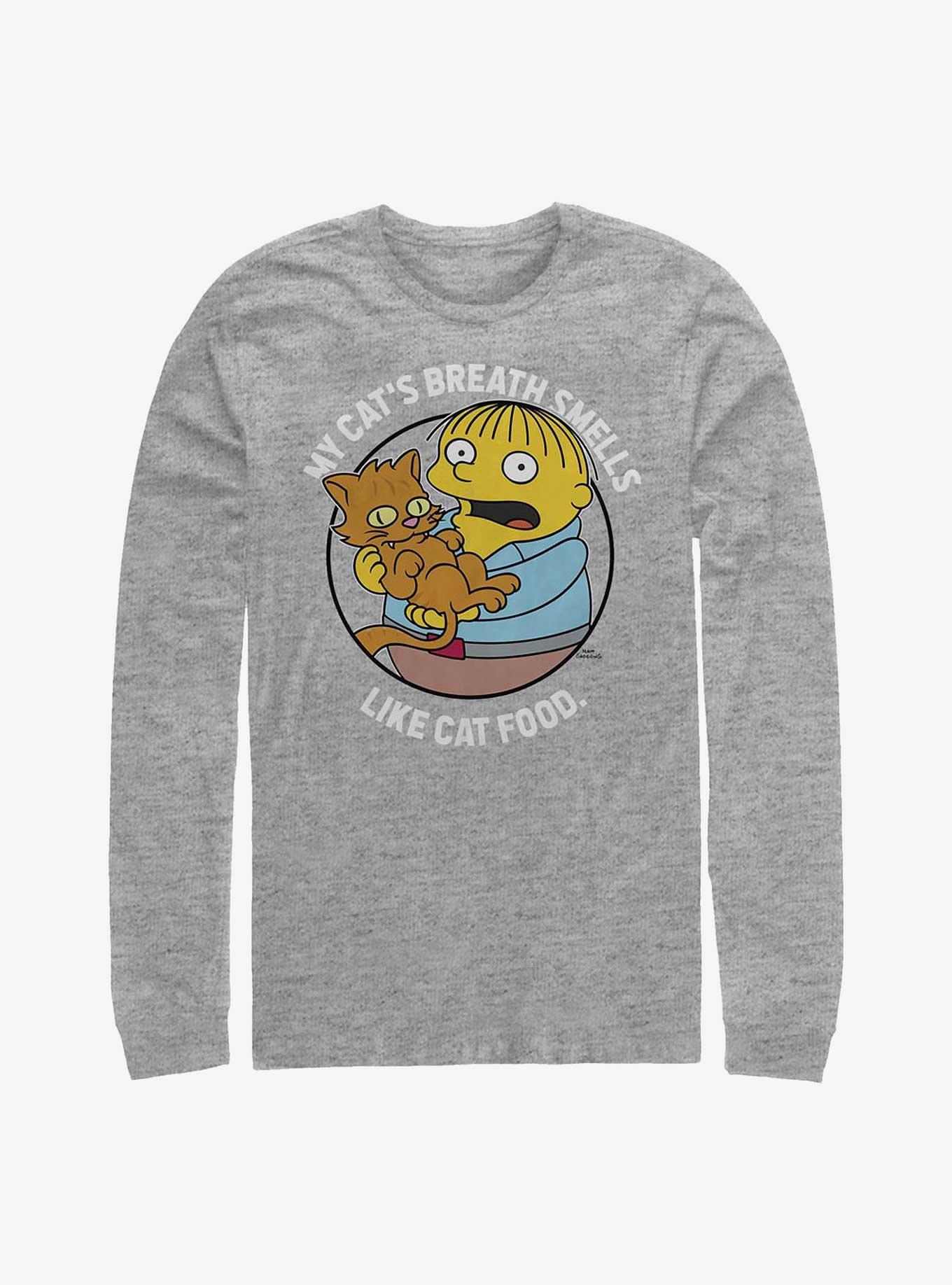 Simpsons Ralph's Cat Long-Sleeve T-Shirt, ATH HTR, hi-res