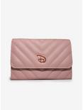 Disney Signature D Rose Gold Vegan Leather Foldover Wallet, , hi-res