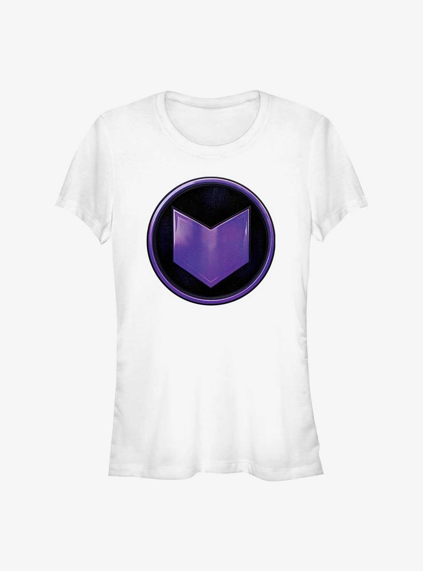 Marvel Hawkeye Arrow Badge Girls T-Shirt, WHITE, hi-res