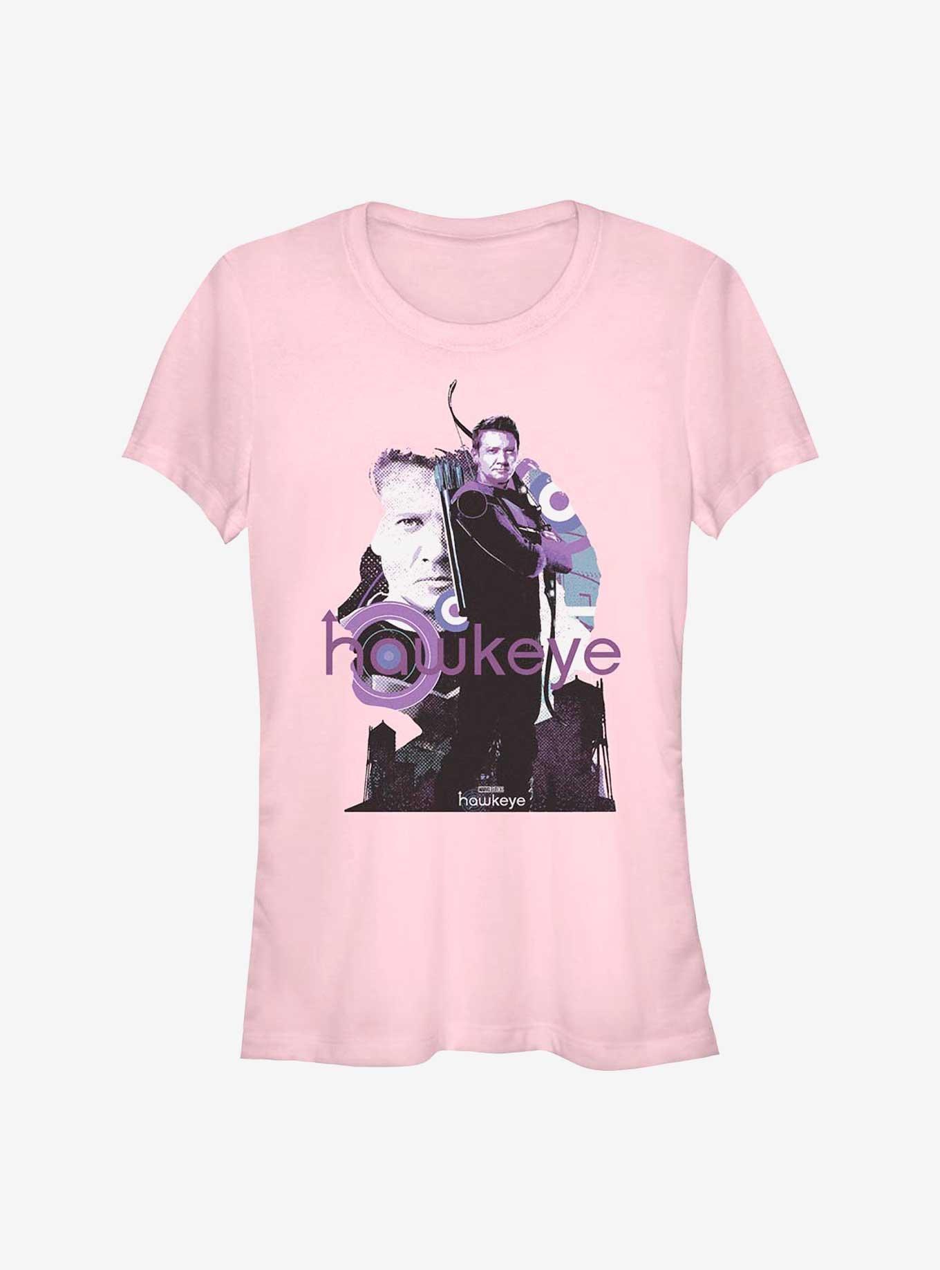 Marvel Hawkeye Bow On It Girls T-Shirt, LIGHT PINK, hi-res