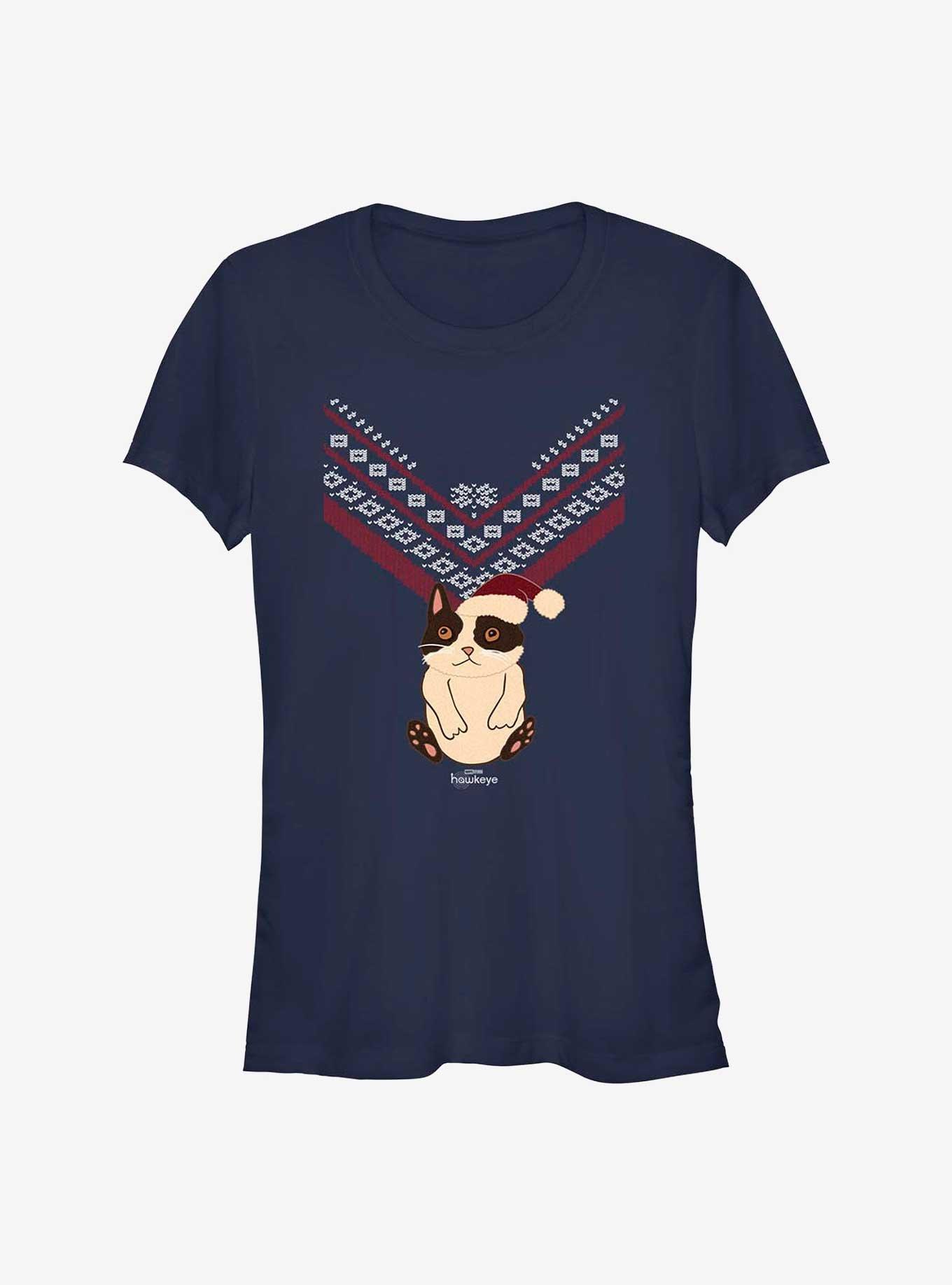 Marvel Hawkeye Cat Sweater Girls T-Shirt, , hi-res