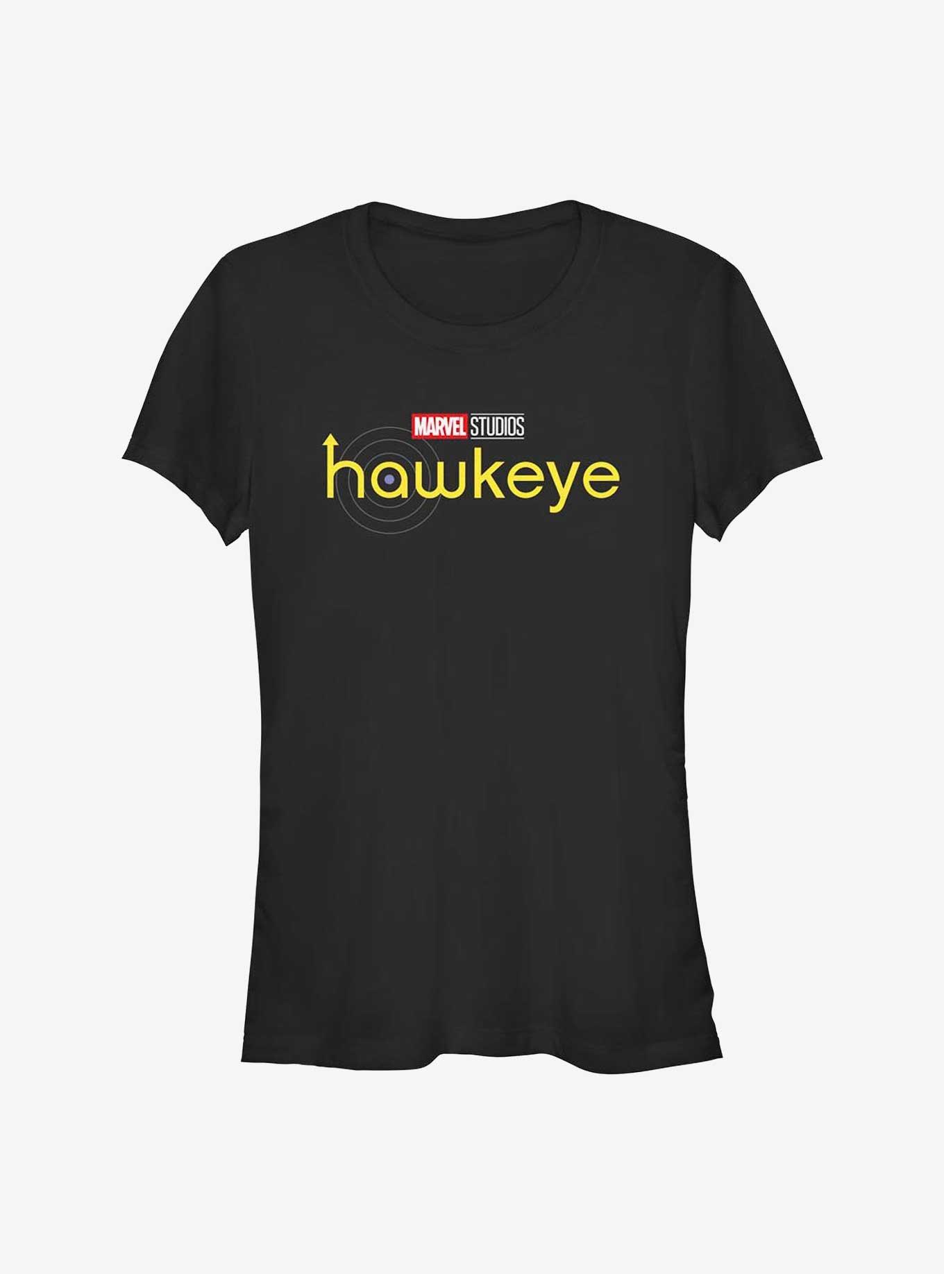 Marvel Hawkeye Hawkeye Logo Yellow Girls T-Shirt, , hi-res