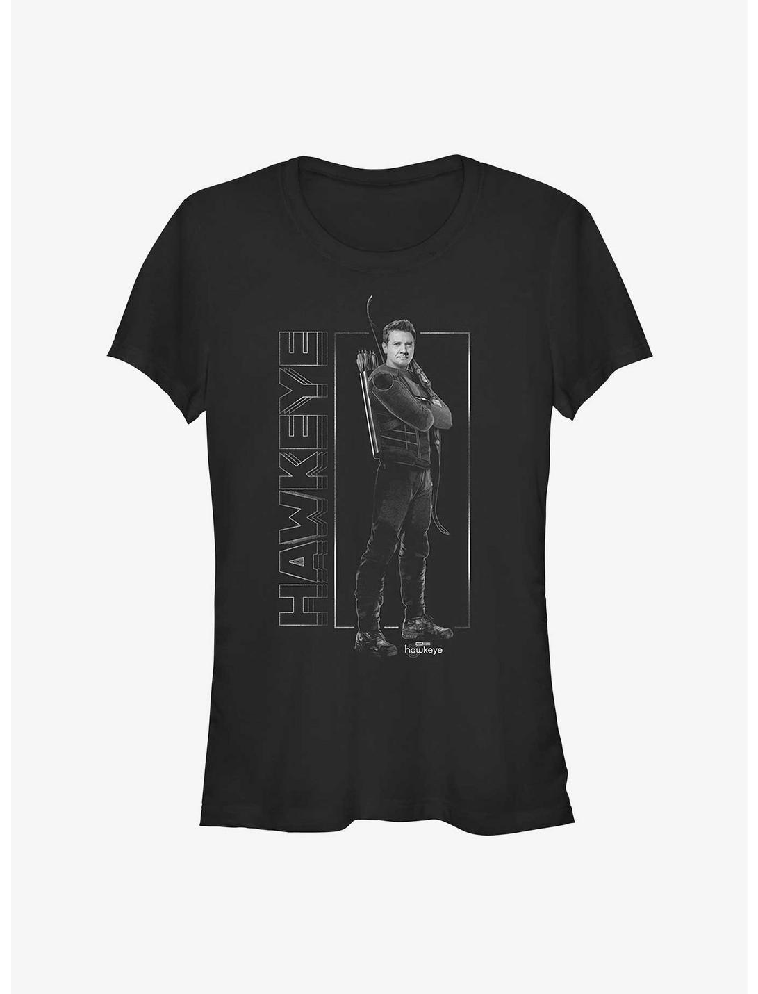 Marvel Hawkeye Hero Clint Girls T-Shirt, BLACK, hi-res